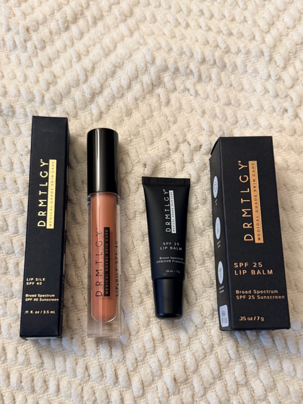 🤍New Drmtlgy Lip Silk & Lip Balm Set🤍